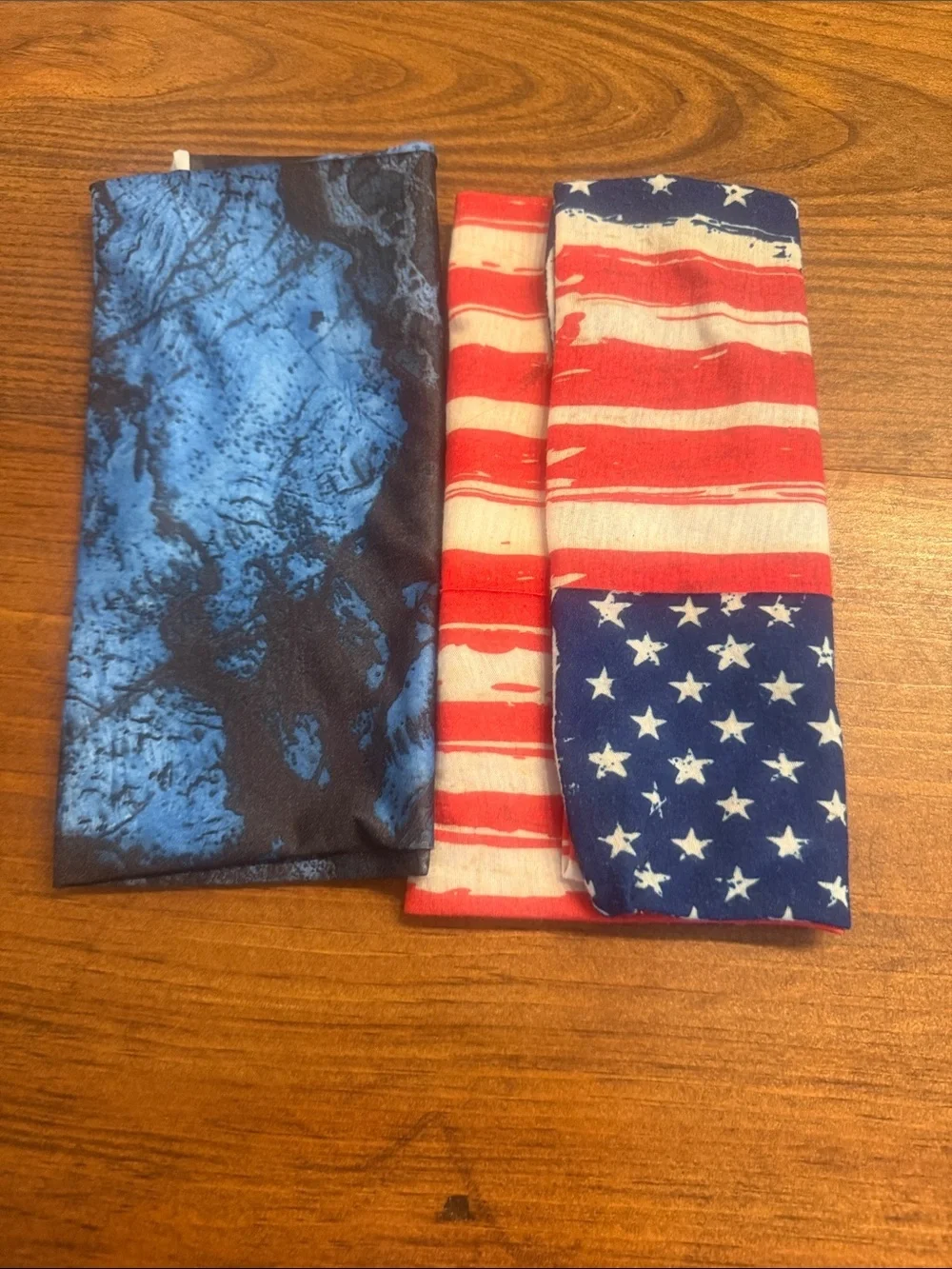 Magellan Outdoors Blue and Black Marble Neck Gaiter